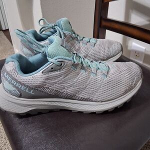 Merrell Women's Athletic Shoes in Gray and Teal